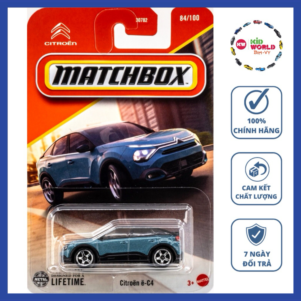 Xe mô hình Matchbox Citroen e-C4 JFR91.