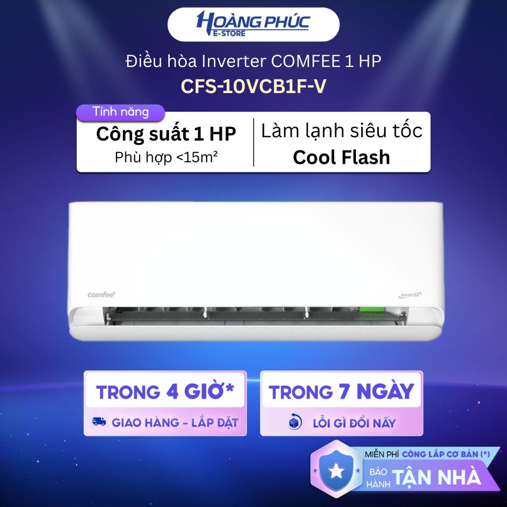 CFS-10VCB1F-V | Máy Lạnh Comfee Inverter 1 HP CFS-10VCB1 {Toàn Quốc}