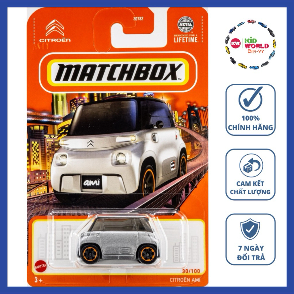 Xe mô hình Matchbox Citroen AMI HVL45.