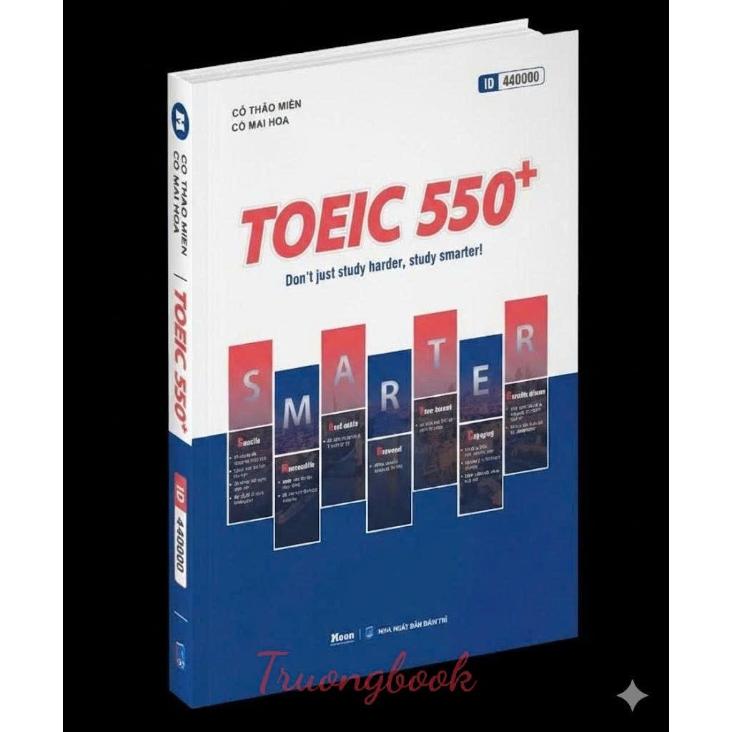 Sách - Toeic 550+ Ôn Toeic - Gồm 2 kỹ năng Reading & Listening
