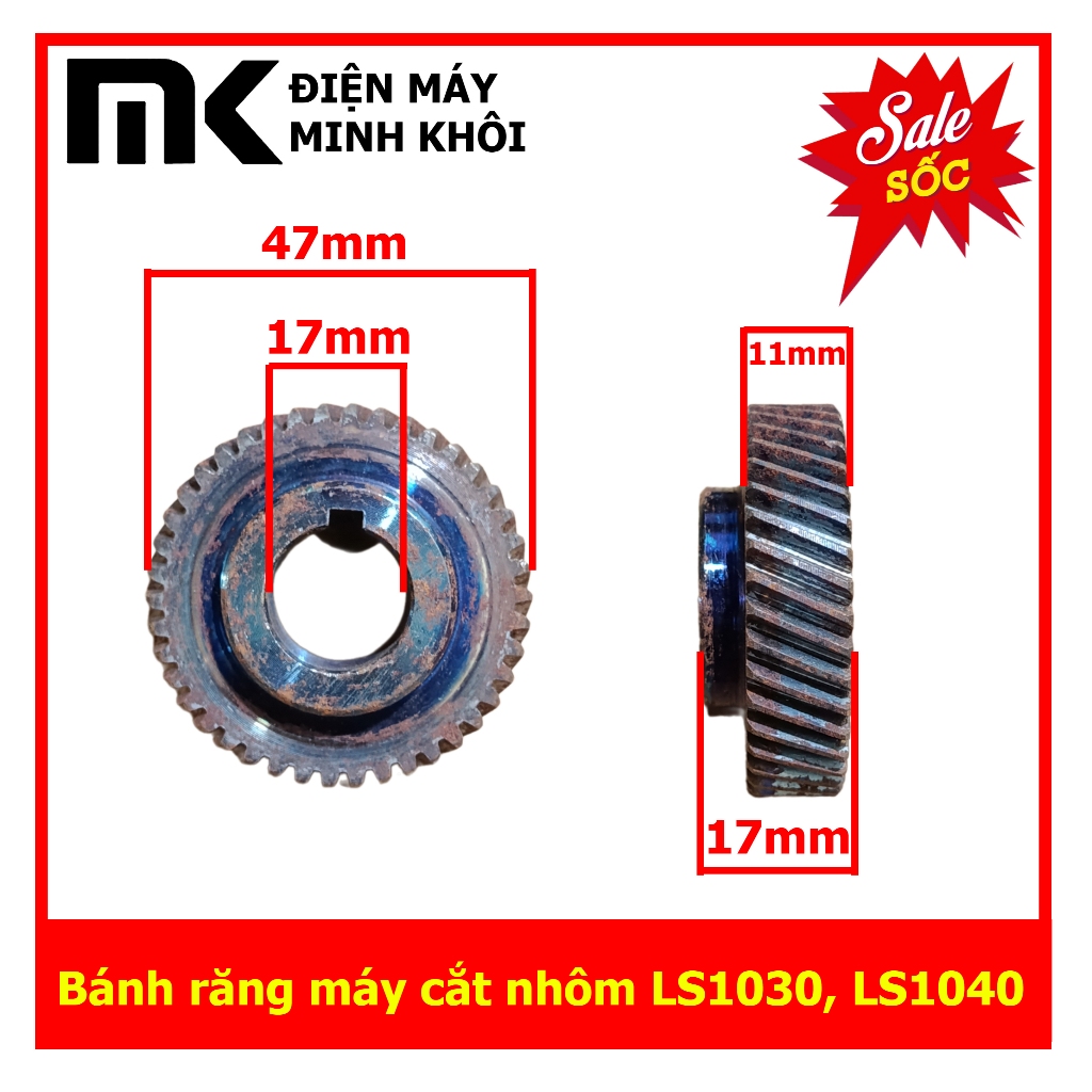 Bánh răng máy cắt nhôm LS1030, LS1040