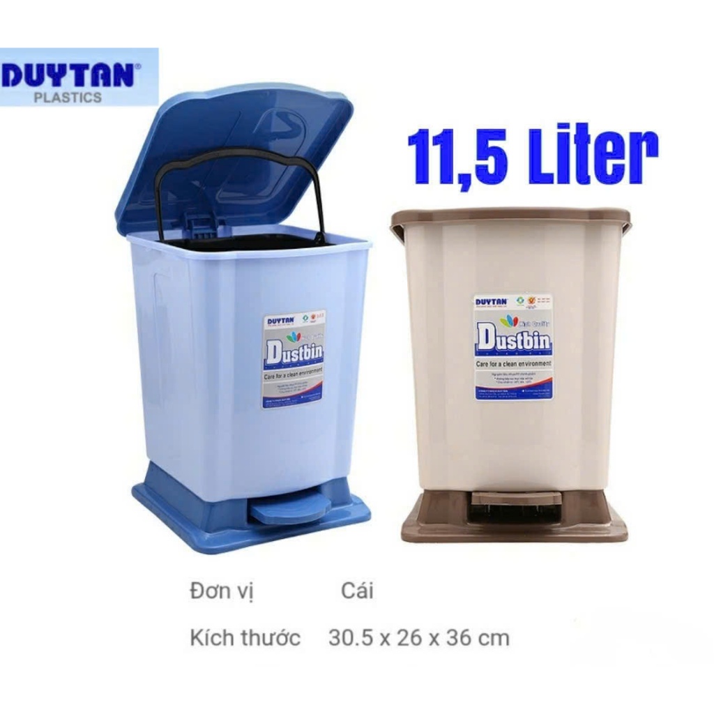 thùng rác đạp Trung Duy Tân 30.5 x 26 x 36 cm