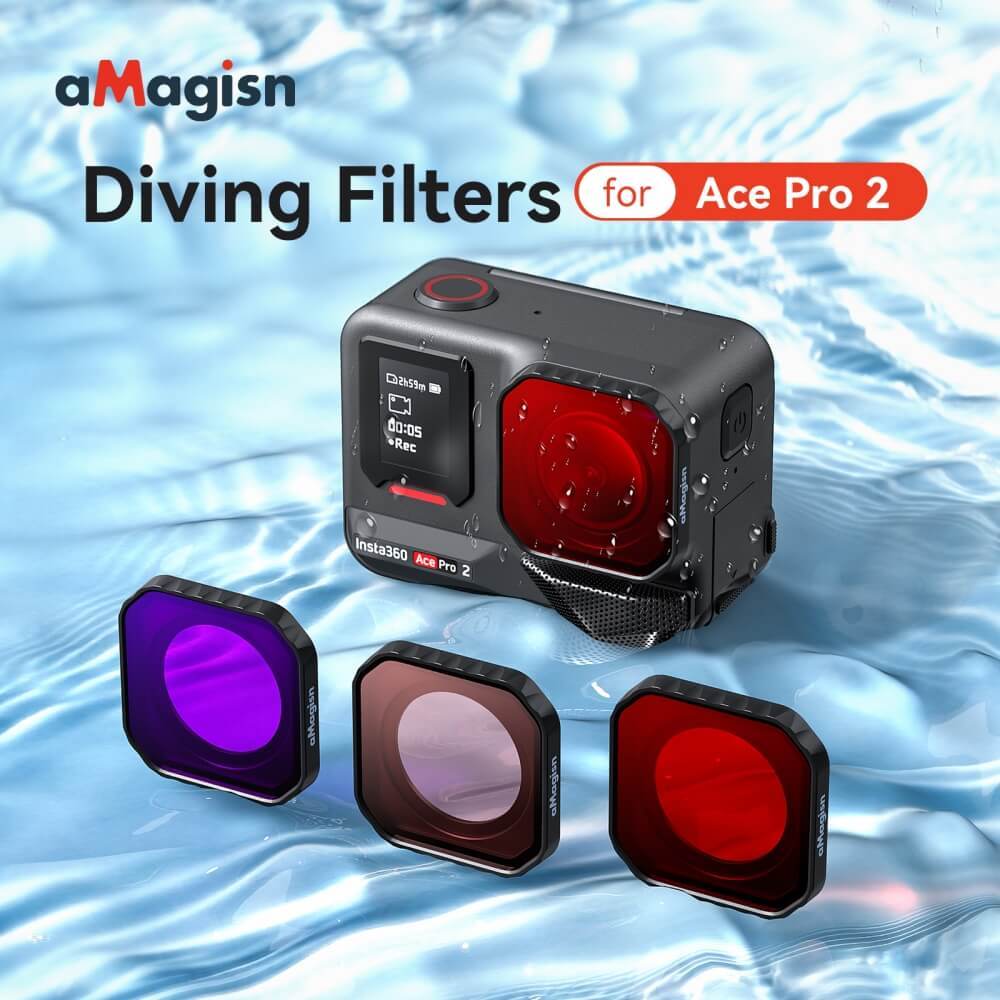 FILTER ĐỎ LẶN BIỂN INSTA360 ACE PRO 2 AMAGISN