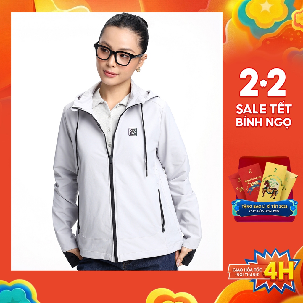 Áo Khoác Dù Chống Nắng Nữ Couple TX UV Pro Windbreaker WOK 2058
