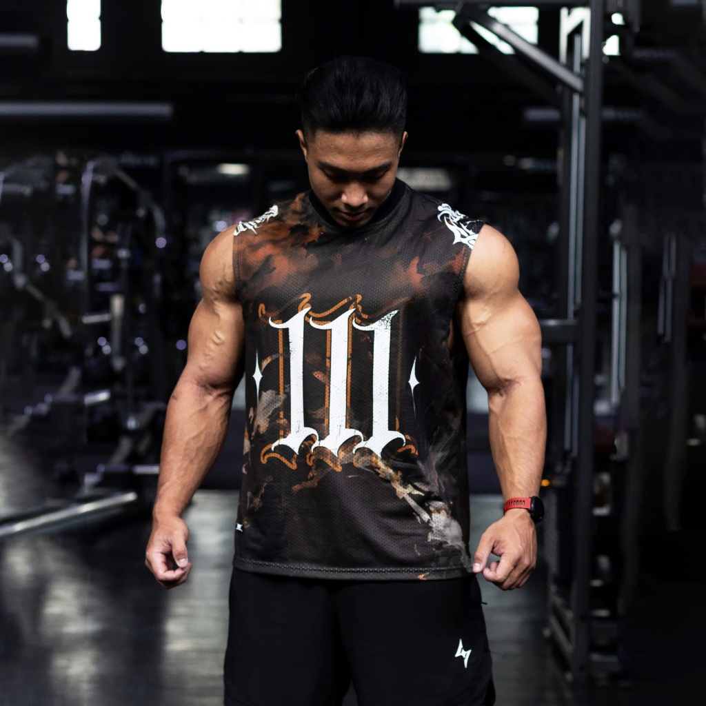Áo ba lỗ Sainted GodLike Tanktop vải lưới phong cách thể thao đường phố tập gym