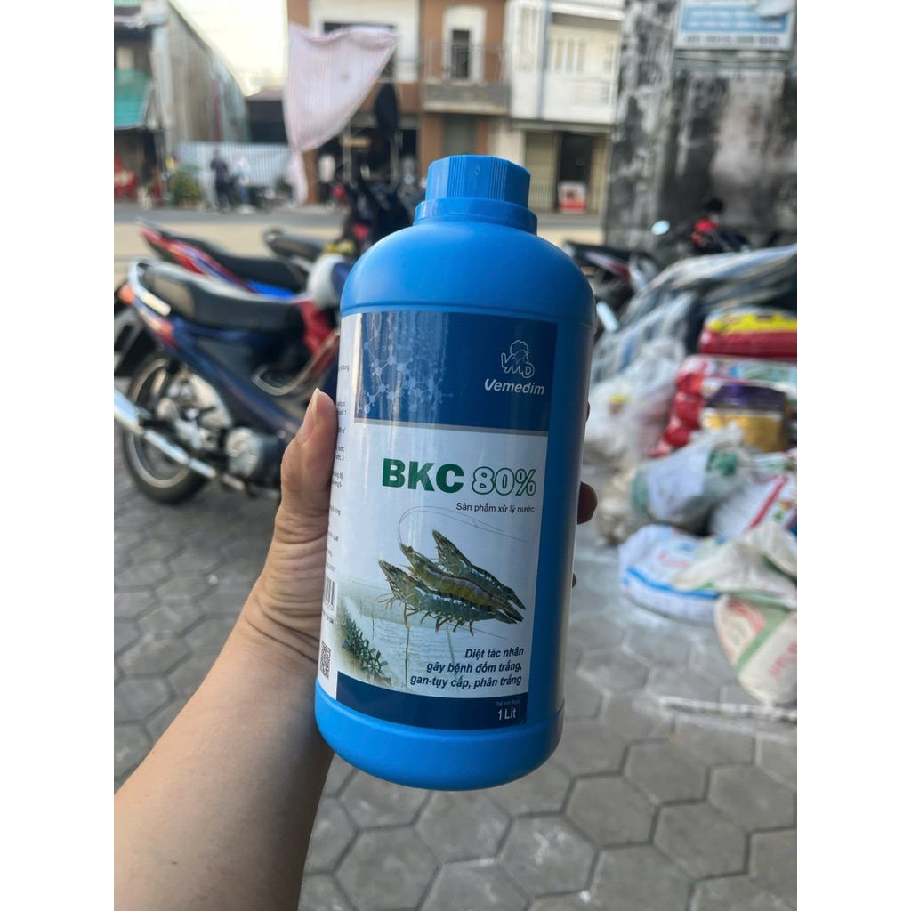 1 LÍT VIME - BKC  DIỆT KHUẨN, DIỆT TẢO, TÔM ĐỎ THÂN