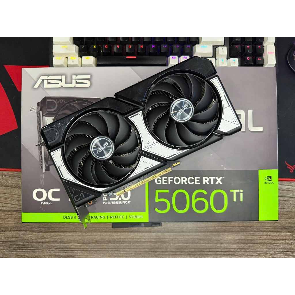 Card Màn Hình VGA ASUS Dual RTX 5060 Ti 16GB GDDR7 OC Bảo Hành 07.2028