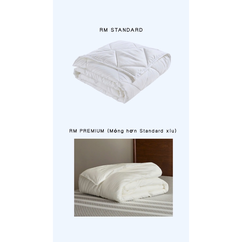 Ruột mền Premium Gòn Microfiber / Tơ Tằm Cao Cấp OCTOBER BEDDING  Full Size Vải Tencel Cotton Nhập K