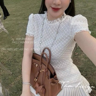 Áo kiểu dáng ngắn phom dưới 55kg