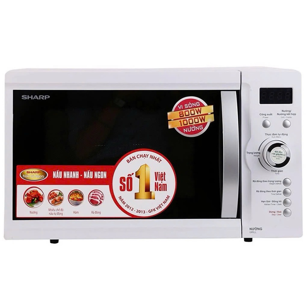 Lò vi sóng có nướng Sharp R-G371VN-W