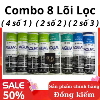 Lõi Lọc Nước 123. Dùng cho các dòng máy R.O sử dụng cốc 10 Inch như: Kangaroo, Aqua, Karofi, Sunhouse, Mutosi,...