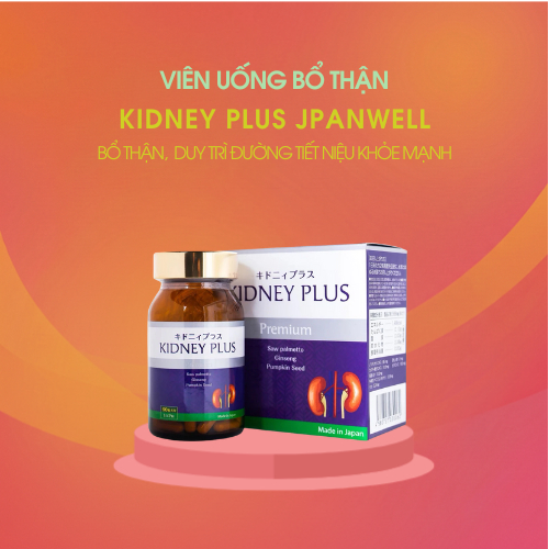 Kidney Plus Jpanwell - Viên uống bổ thận, duy trì đường tiết niệu khoẻ mạnh