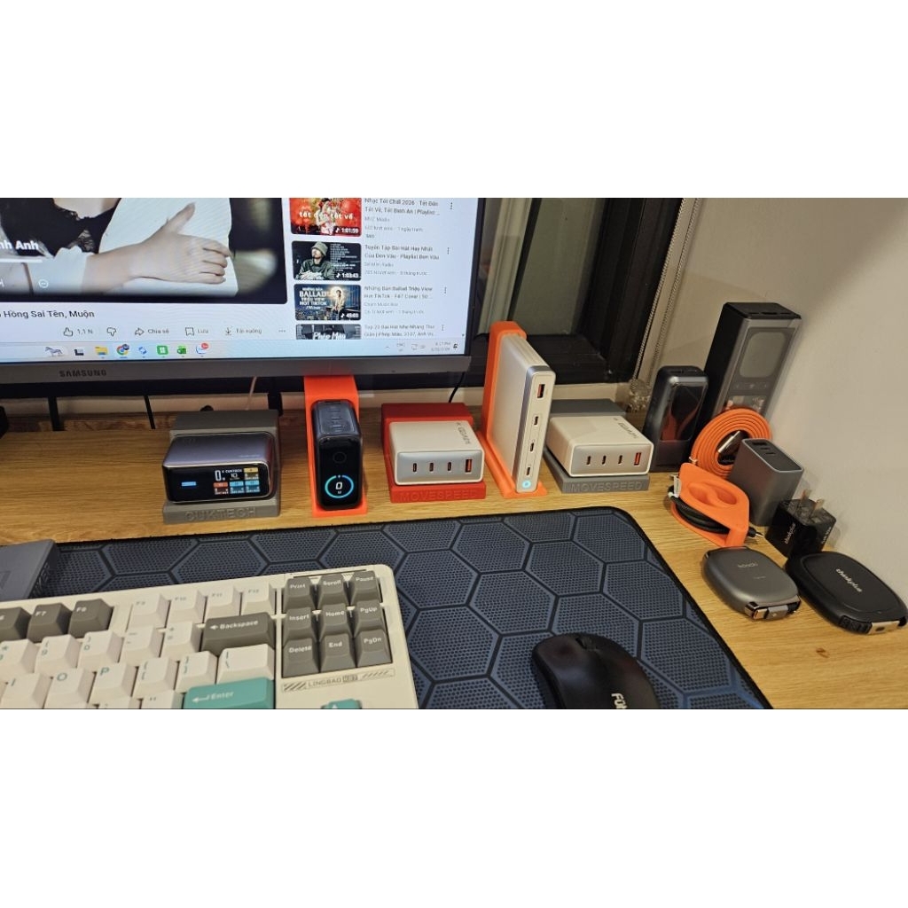 Đế / Dock sạc movespeed 165w ver đứng