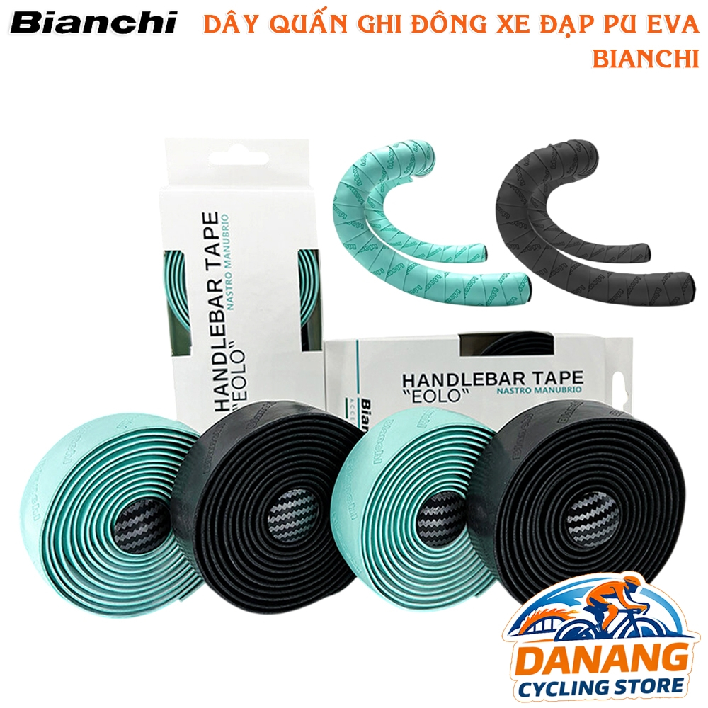 Dây Quấn (Băng Quấn) Ghi Đông Xe Đạp PU EVA BIANCHI – Êm, Chống Trượt