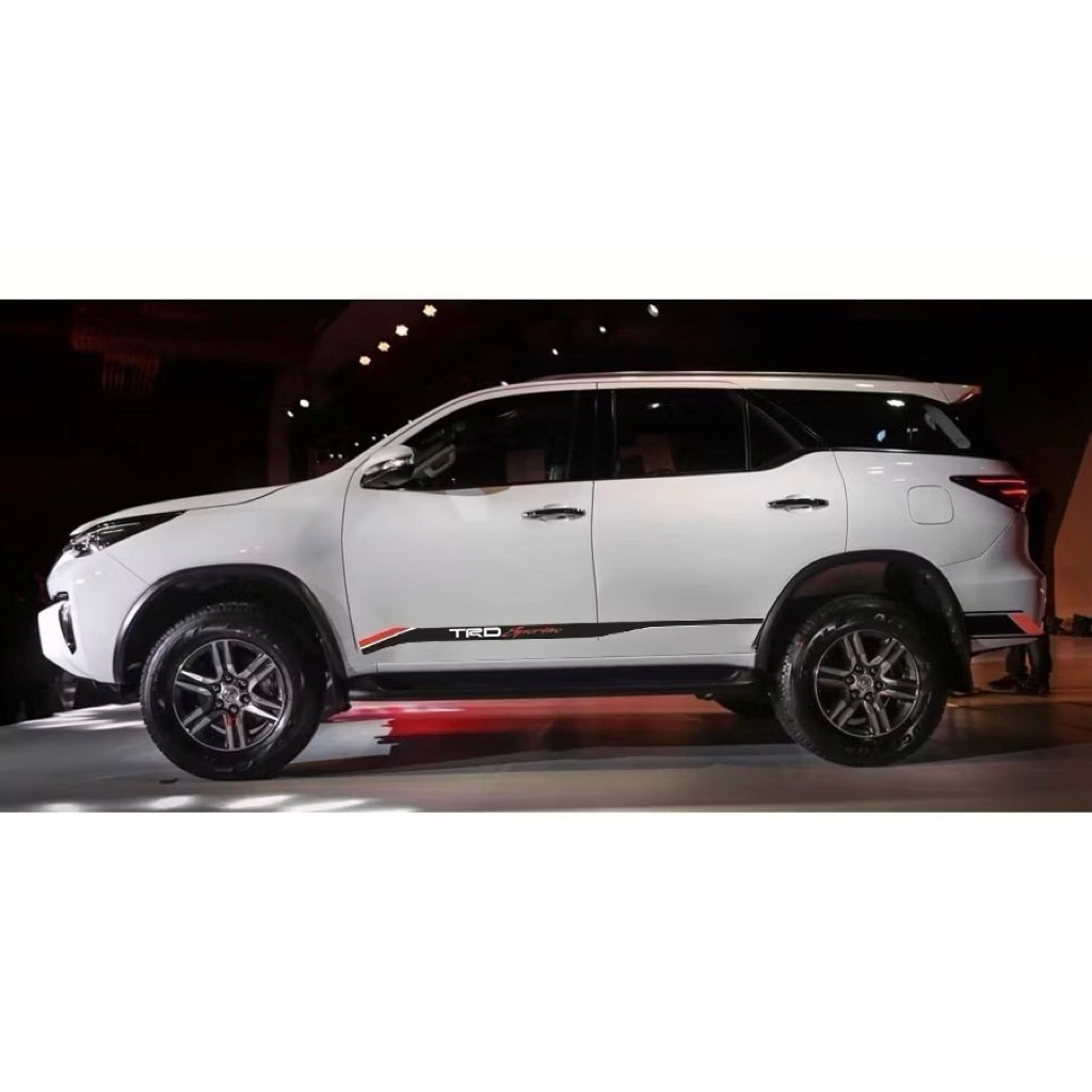 TEM Toyota Fortuner Toyota Tem Ô Tô 2 bên sườn Toyota Cực Chất, Hàng 3 Lớp Chất Lượng Cao ,Team Deca