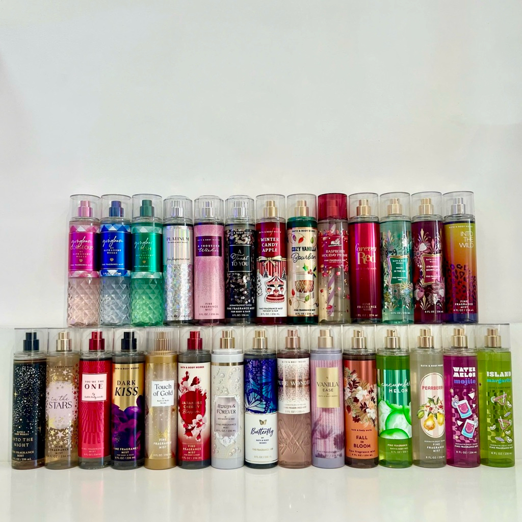 [AUTH MỸ] XỊT THƠM BODYMIST MẪU MỚI HOT NHẤT - BATH & BODY WORKS