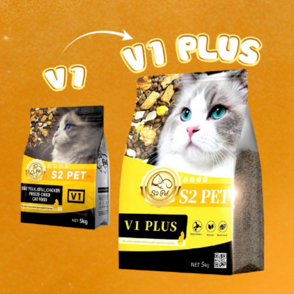 Hạt Mèo S2PET V1 V2 Siêu Topping cho Mèo mọi độ tuổi