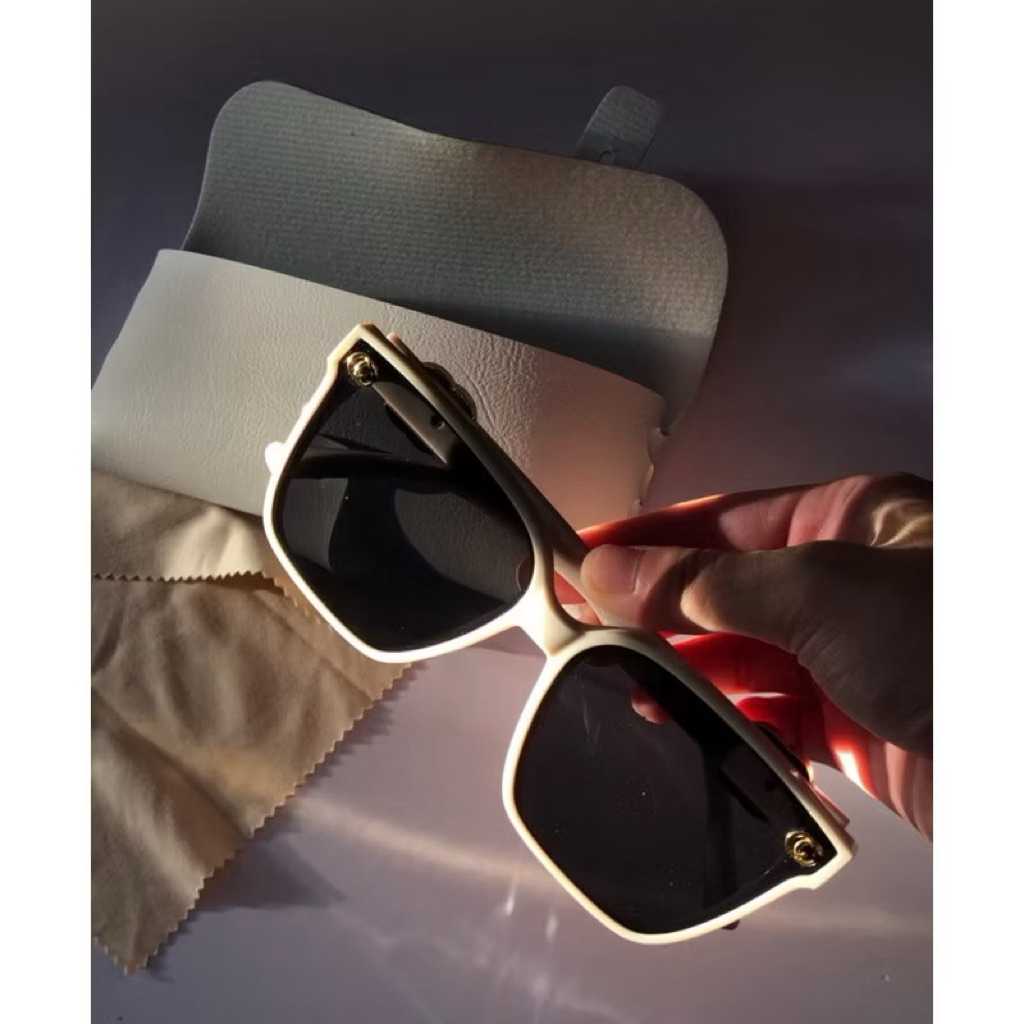 Kính râm che nắng GEMTLE MCUSTER gọng vuông nữ, kính râm thời trang nữ