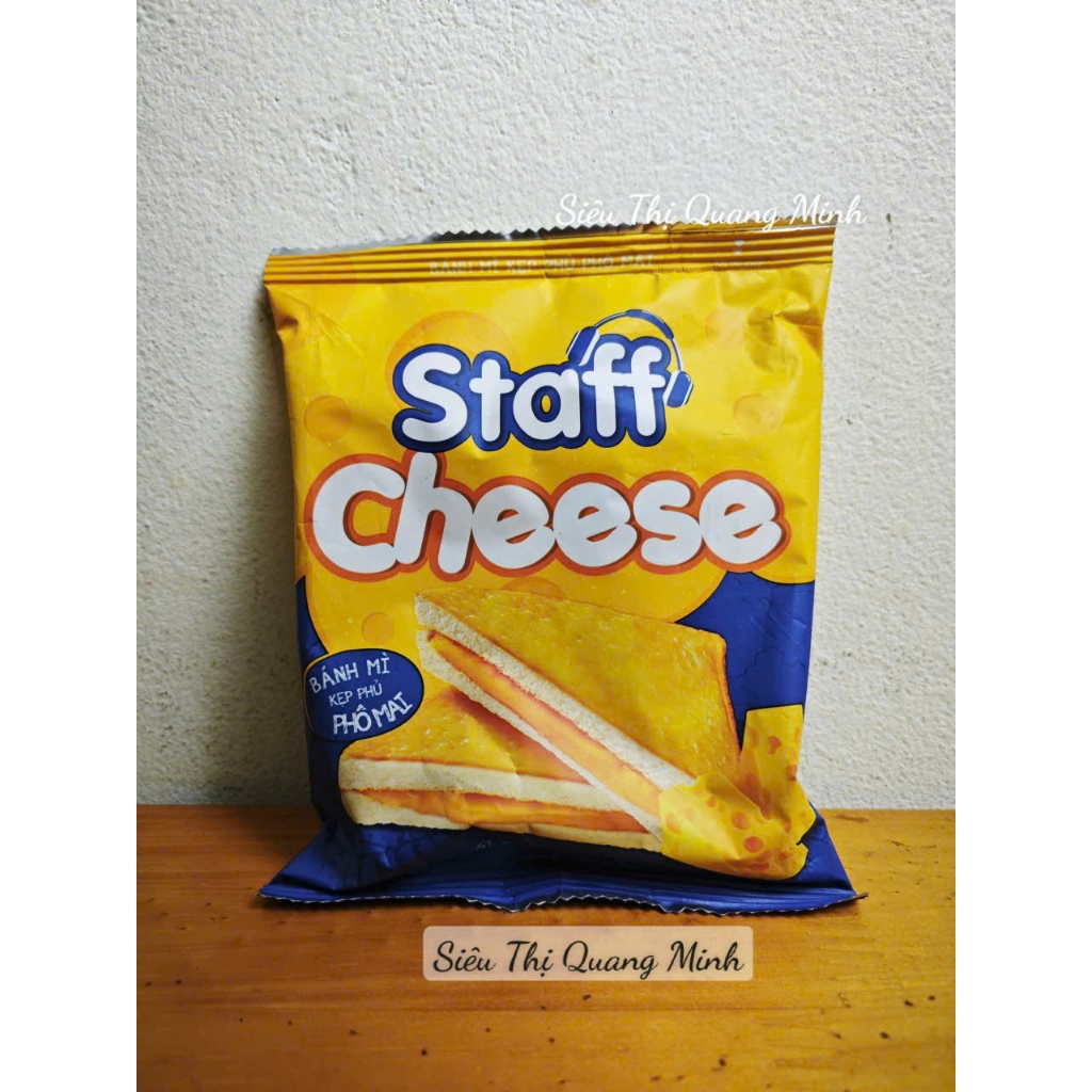 Combo 5 - 20 Gói Staff Cheese Hữu Nghị Bánh Mì Kẹp Phủ Phô Mai 65g