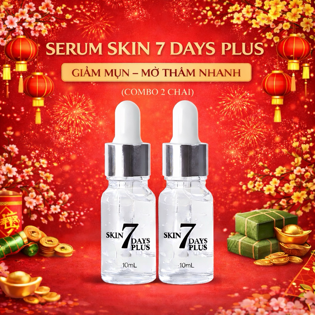 Serum giảm mụn thâm - Skin 7 Days Plus - 10ml