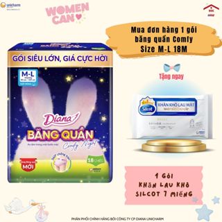 [MỚI RA MẮT] Diana Băng Quần Comfy Night size M-L 18 miếng/gói