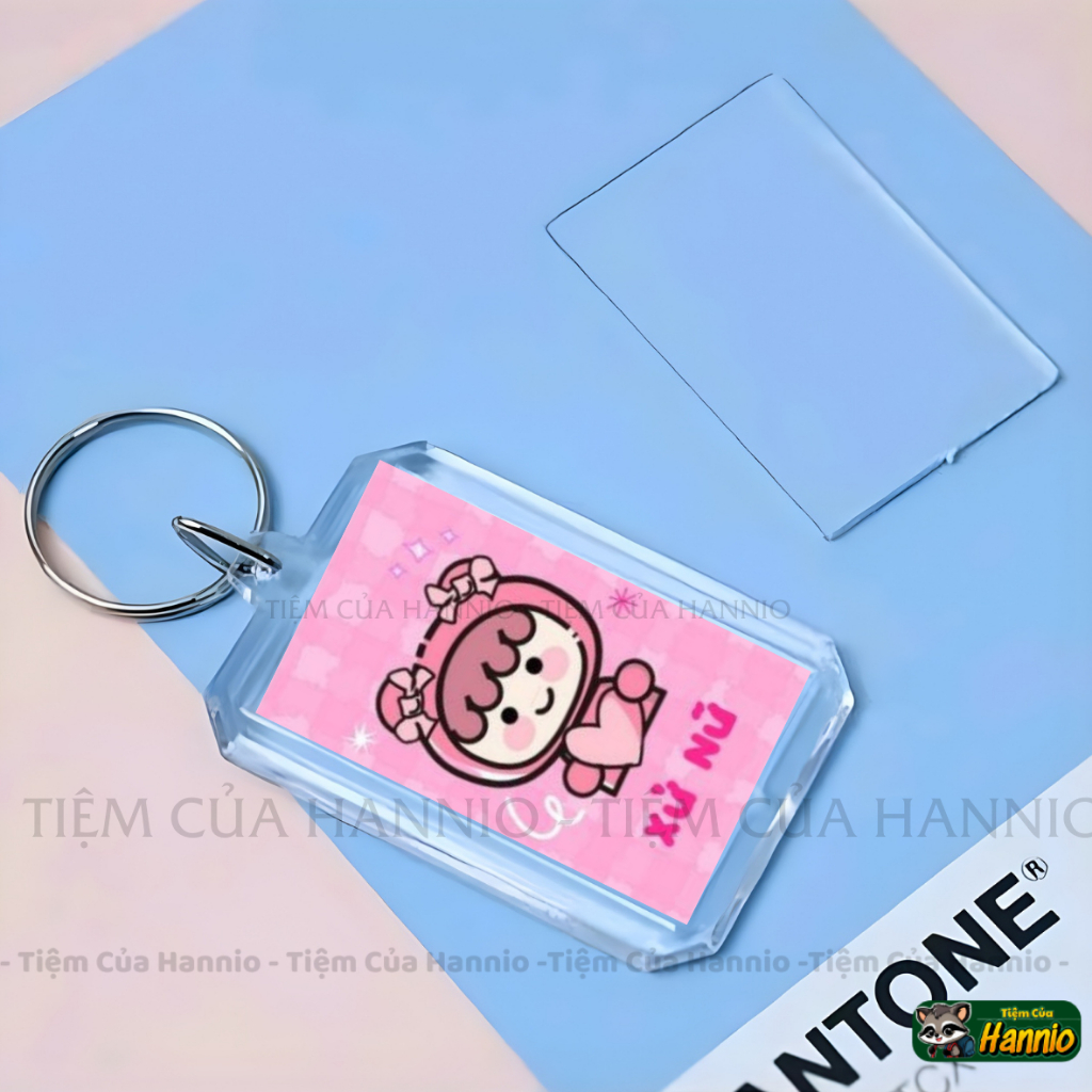 [MICA BÁT GIÁC] Móc Khoá Chữa Lành "Everything Will Be OK" - Decor Túi Tote Hàn Quốc