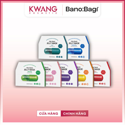 Hộp 10 miếng mặt nạ BANOBAGI Vita Genic Jelly Chăm sóc da dưỡng sáng Hàn Quốc Chính Hãng 30g
