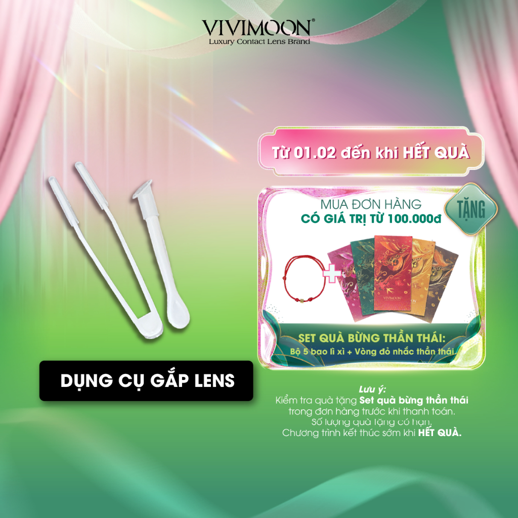 Dụng cụ gắp lens VIVIMOON giúp đeo kính áp tròng