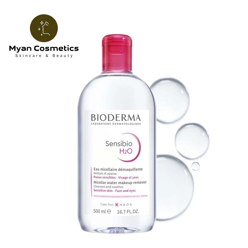 Nước tẩy trang Bioderma công nghệ Micellar cho da dầu & hỗn hợp, da thường & nhạy cảm H2O - 500ml | BigBuy360 - bigbuy360.vn