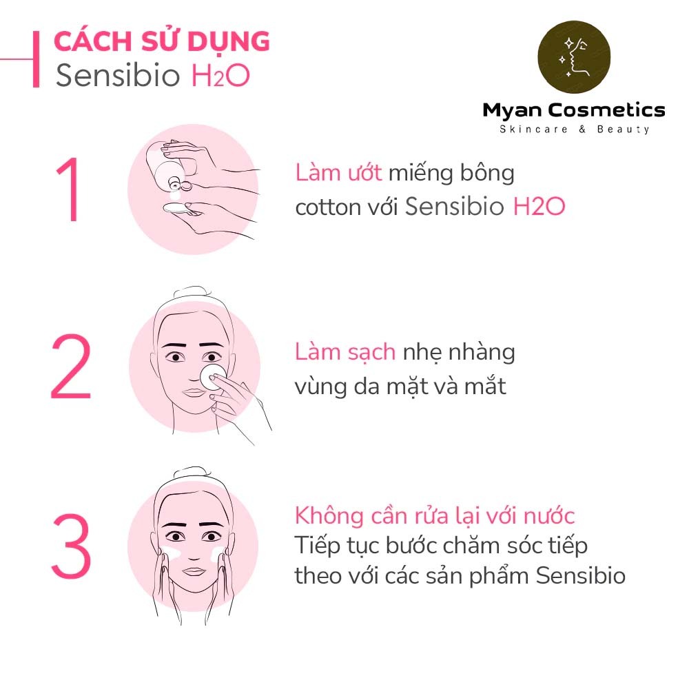 Nước tẩy trang Bioderma công nghệ Micellar cho da dầu & hỗn hợp, da thường & nhạy cảm H2O - 500ml | BigBuy360 - bigbuy360.vn