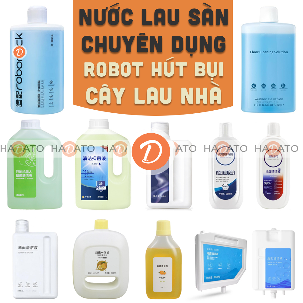 Nước lau sàn Robot hút bụi X10 X20 X20+ X30 X40 L10S Ultra S10 S20 F25 L20 L30 J1 J2 J3 J4 Q REVO DYAD NLS ####