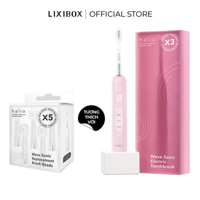 [Phụ Kiện Halio Wave Sonic] Set 5 Đầu Bàn Chải Thay Thế Chính Hãng