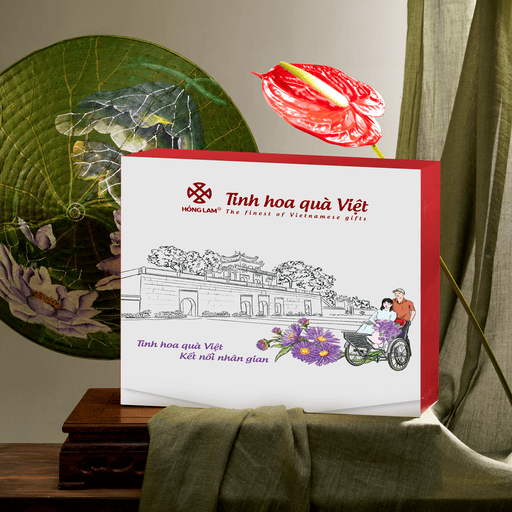 Bộ Quà Hoa Thạch Thảo - Quà biếu tặng sang trọng, ý nghĩa