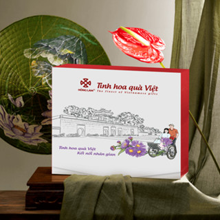 Bộ Quà Hoa Thạch Thảo - Quà biếu tặng sang trọng, ý nghĩa