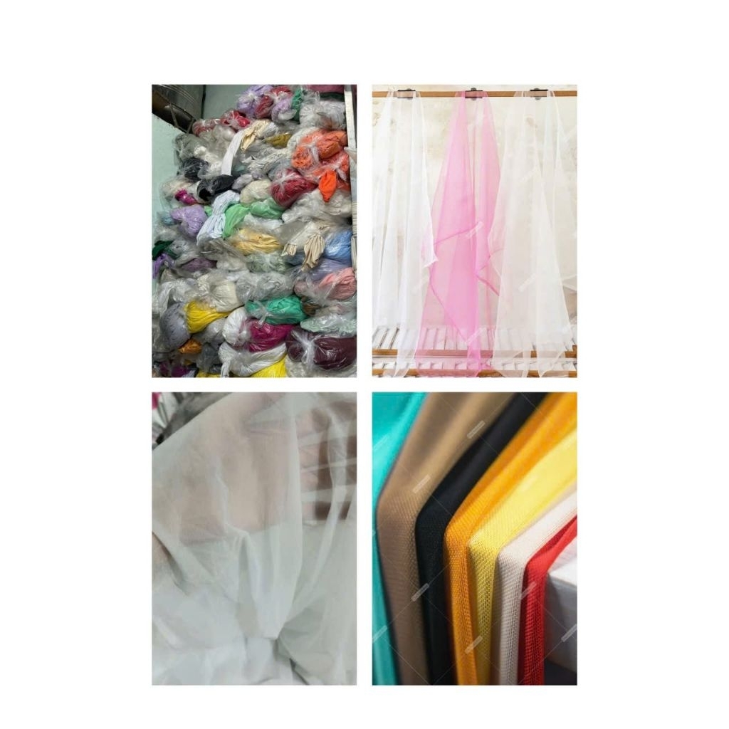Vải mỏng thanh lý rẻ - lưới, ren, voan, xốp mỏng, lụa, kiếng cực kỳ mỏng nhiều màu - vải tập may loạ