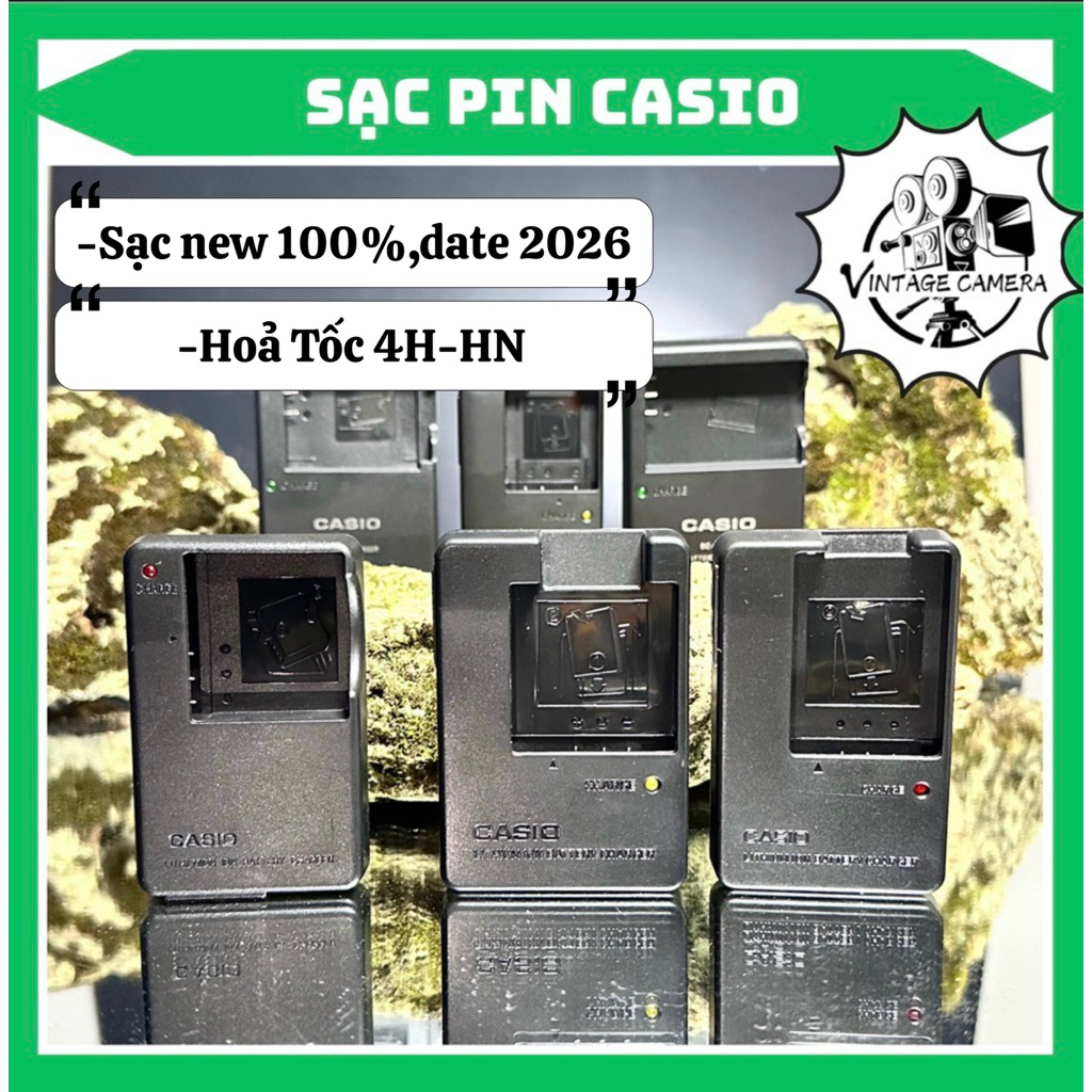 Sạc pin Casio NP-20/ NP-40/ NP-60/ NP-80/ NP-90/ NP-110/ NP-130