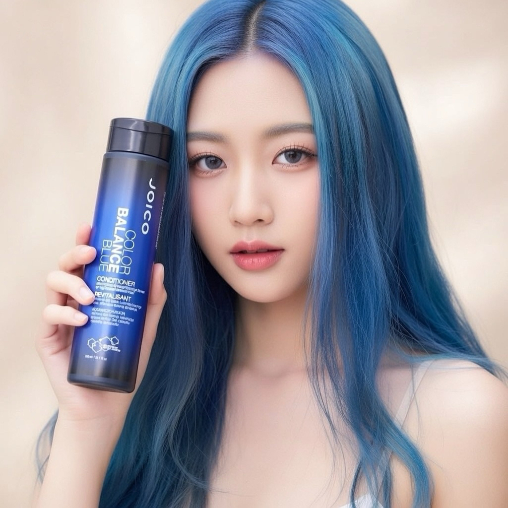 DẦU XẢ JOICO COLOR BALANCE BLUE TĂNG CƯỜNG ÁNH XANH VÀ KHỬ ÁNH CAM USA 300ML