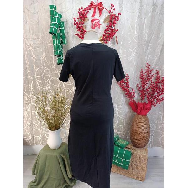 FFCLUB thanh lý - Đầm thun suông cổ V bymo - SIZE S