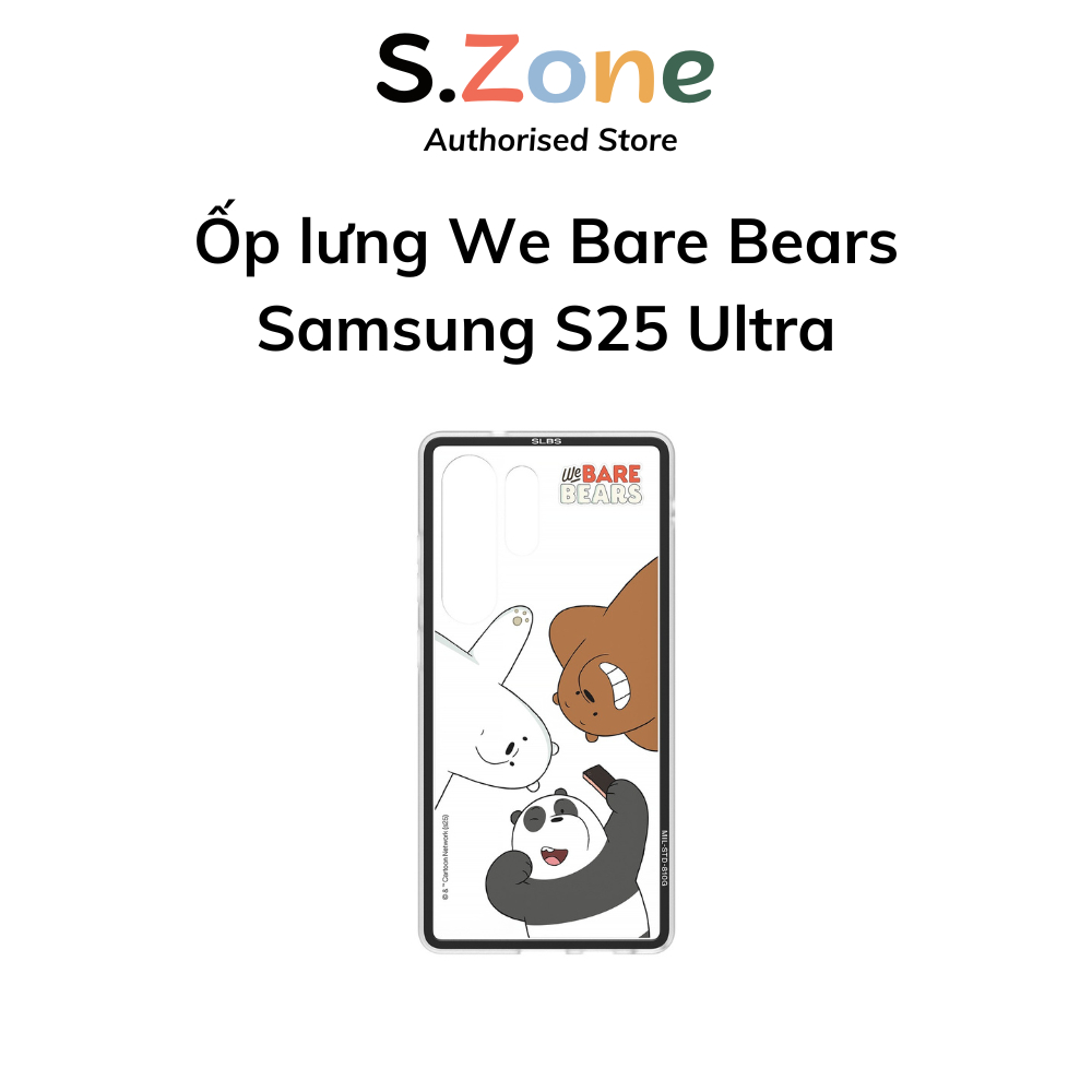 Ốp Lưng Samsung S25 Ultra We Bare Bears GP-FPS938SBDWW - Hàng Chính Hãng | BigBuy360 - bigbuy360.vn