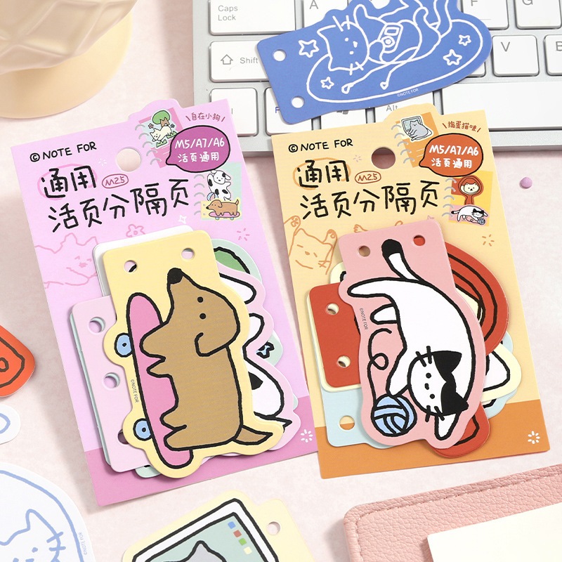 Tab phân trang cho sổ còng M5/ A6/ A7 NOTE FOR