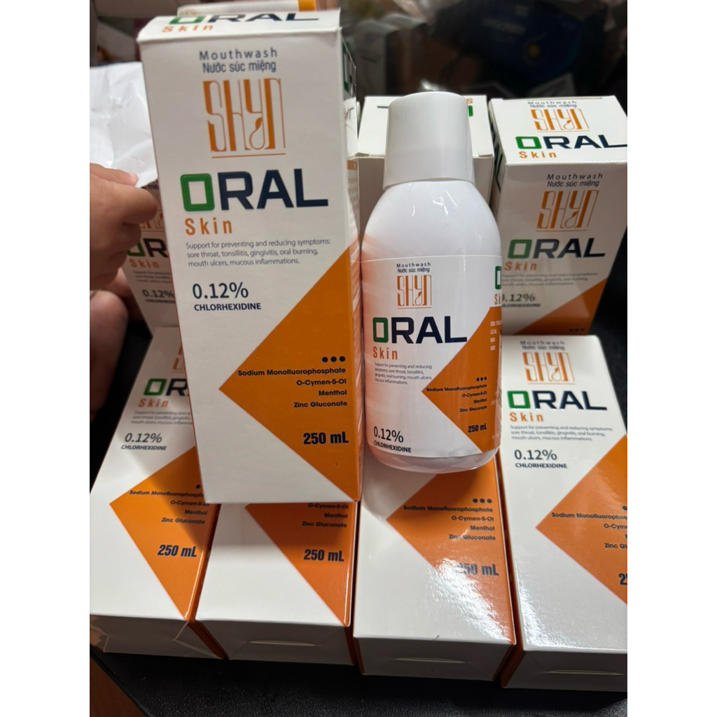 Nước súc miệng, họng Oral Skin - chai 250ml