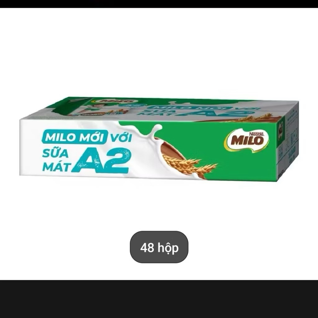 Sữa Lúa Mạch Milo A2 110ML (48Hộp x 110ML) Bé trên 2 Tuổi Đã Dùng Được