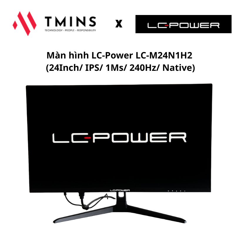 Màn hình LC-Power LC-M24N1H2 (24Inch/ IPS/ 1Ms/ 240Hz/ Native) - Hàng chính hãng.