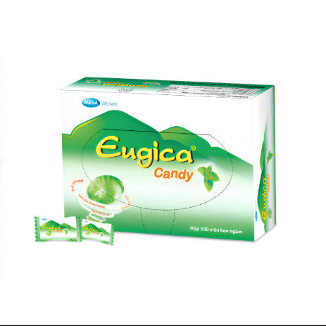 Kẹo ngậm thảo dược EUGICA CANDY (Hộp 100 viên)