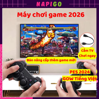Máy chơi game 3D đỏ, PS1, PSP kết nối tivi, điện tử 2 tay cầm không dây, M8, GD10 Napigo