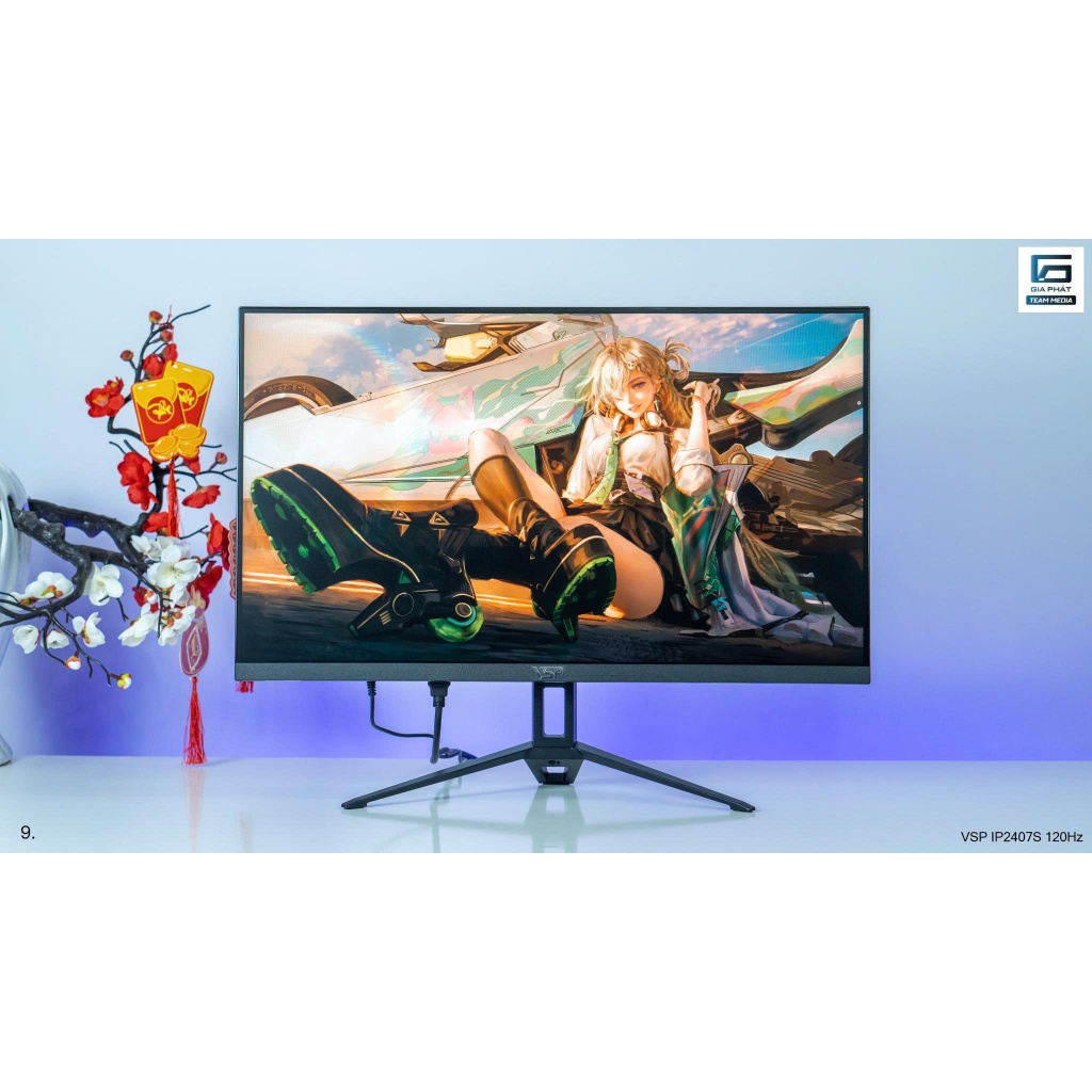 Màn hình VSP IP2407S (24inch / IPS / FHD / 120Hz / 1ms) kết nối HDMI / VGA chính hãng bảo hành 36T