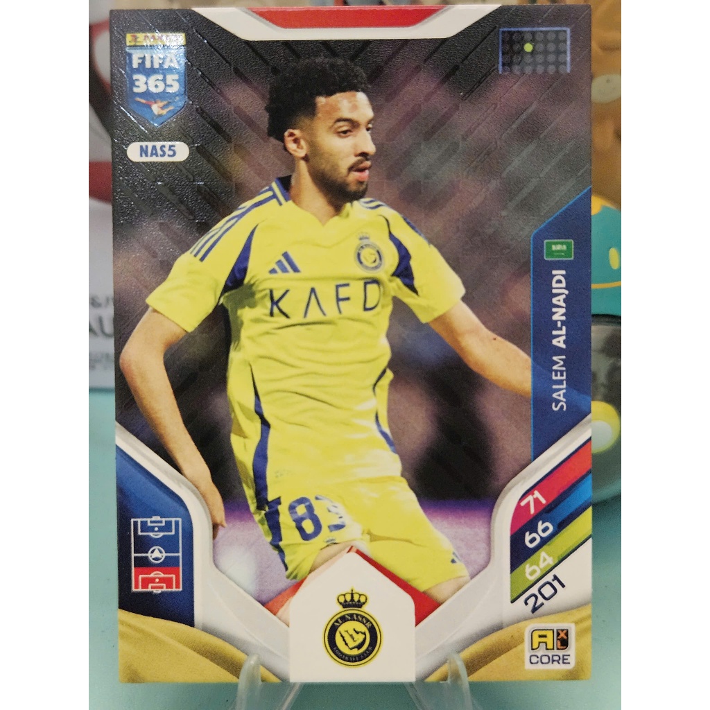 Thẻ Salem Al Najdi Panini 365 2025/2026 (Al Nassr) (25/26) (Bóng Đá)