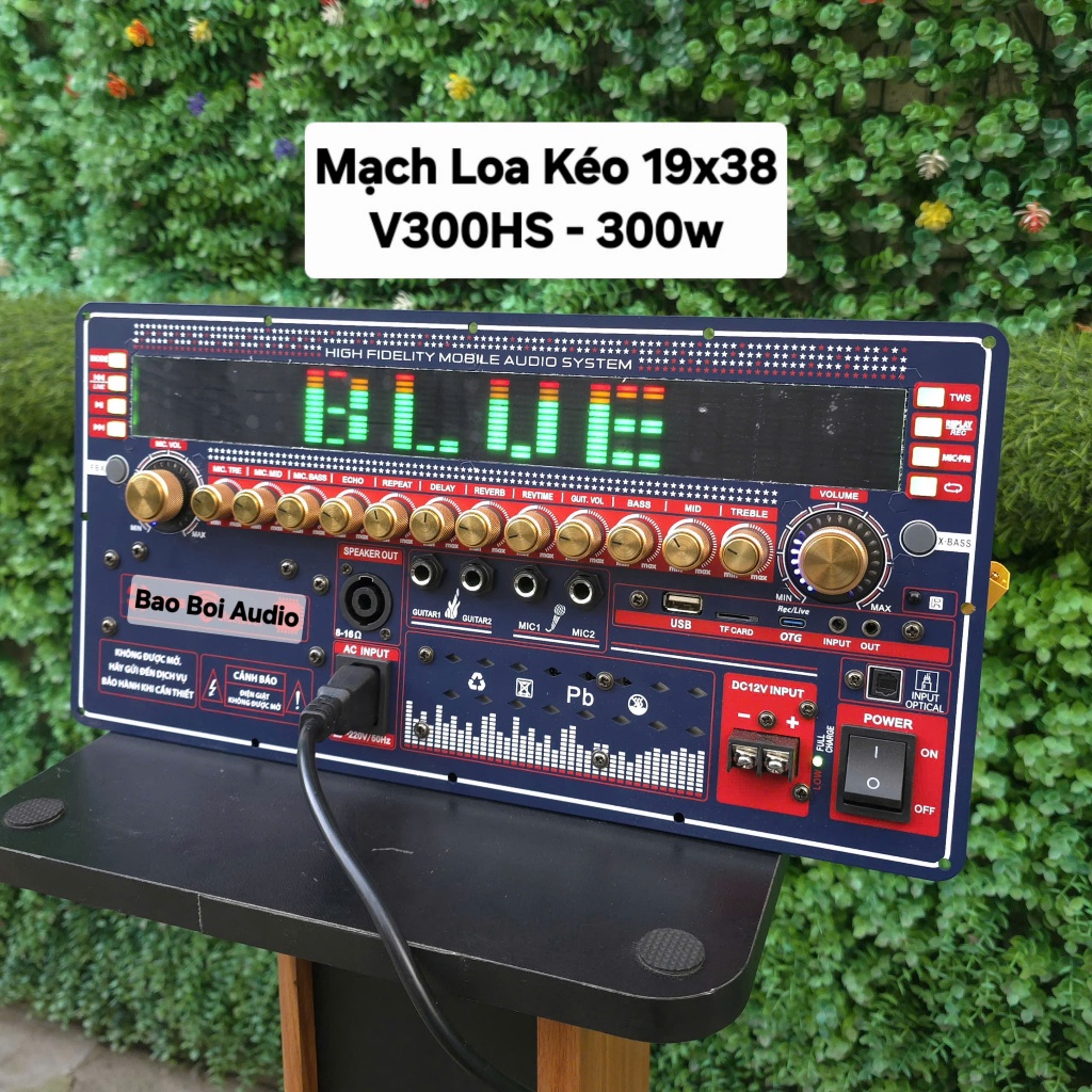 Mạch Loa Kéo V300HS Shop DSP (chức năng X.Bass)