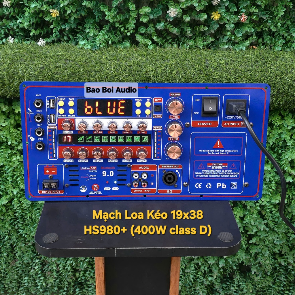 Mạch Loa Kéo Hs980+ Mẫu Mới (CS 400w - Class D)