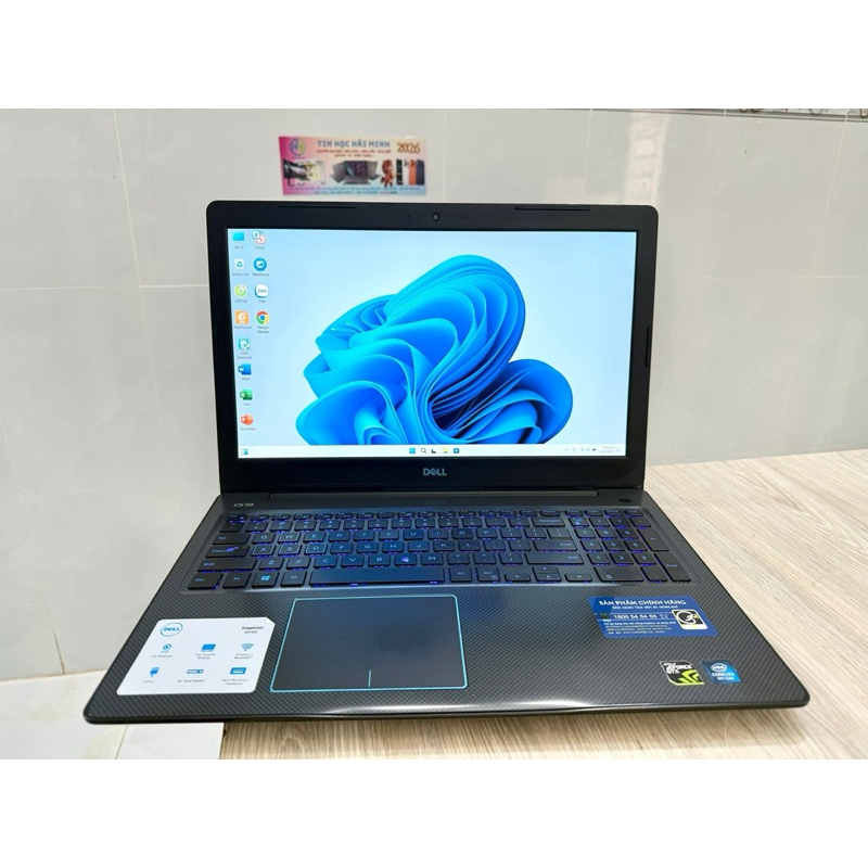 DELL GAIMNG G3 CORE I7 8750H RAM 8G SSD 512G 15.INCH FHD VGA GTX 1050TI